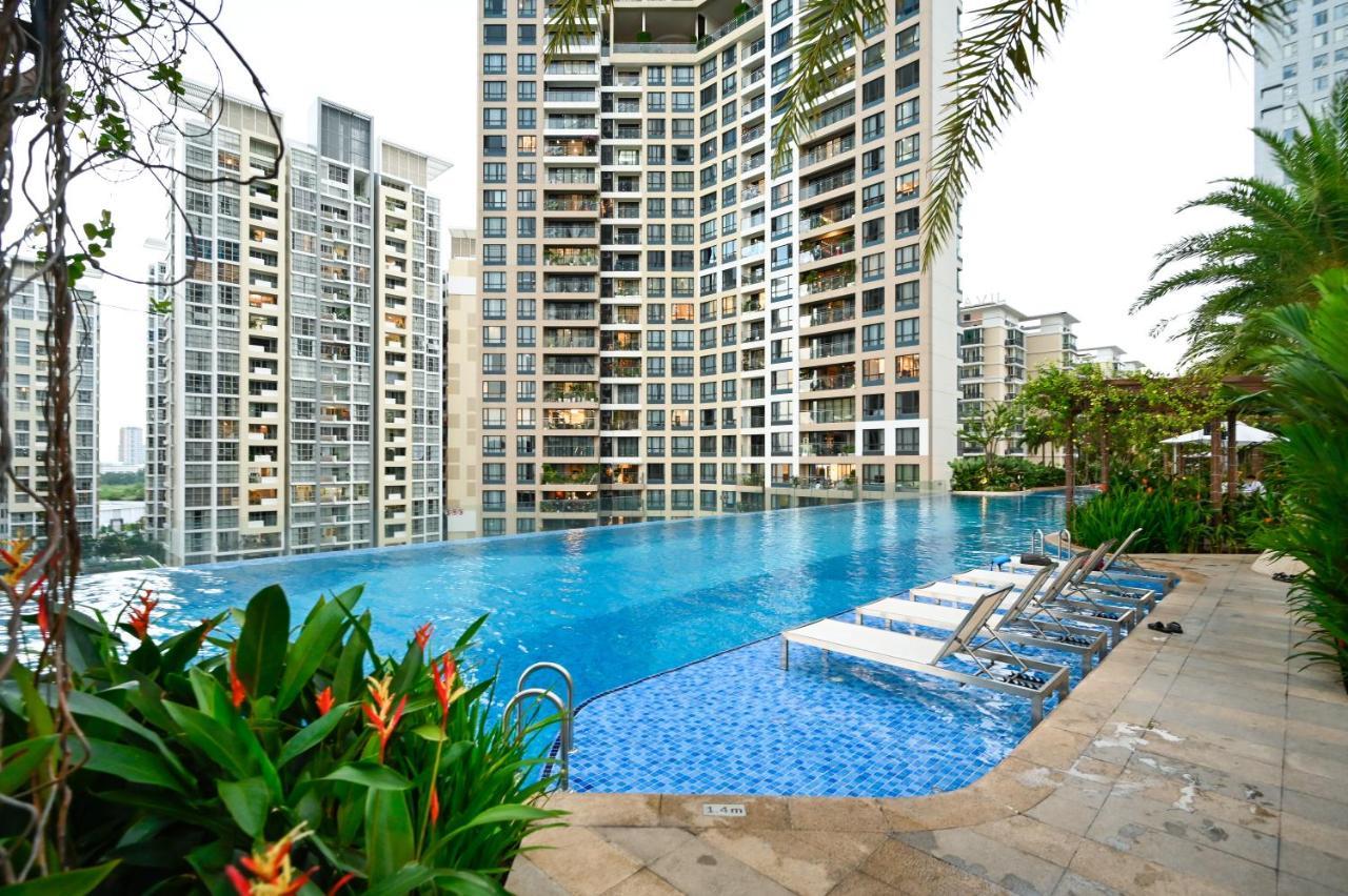 Estella Heights Saigon City View 2Br Apartment & Pool, Ho-Chi-Minh-Stadt Exterior foto